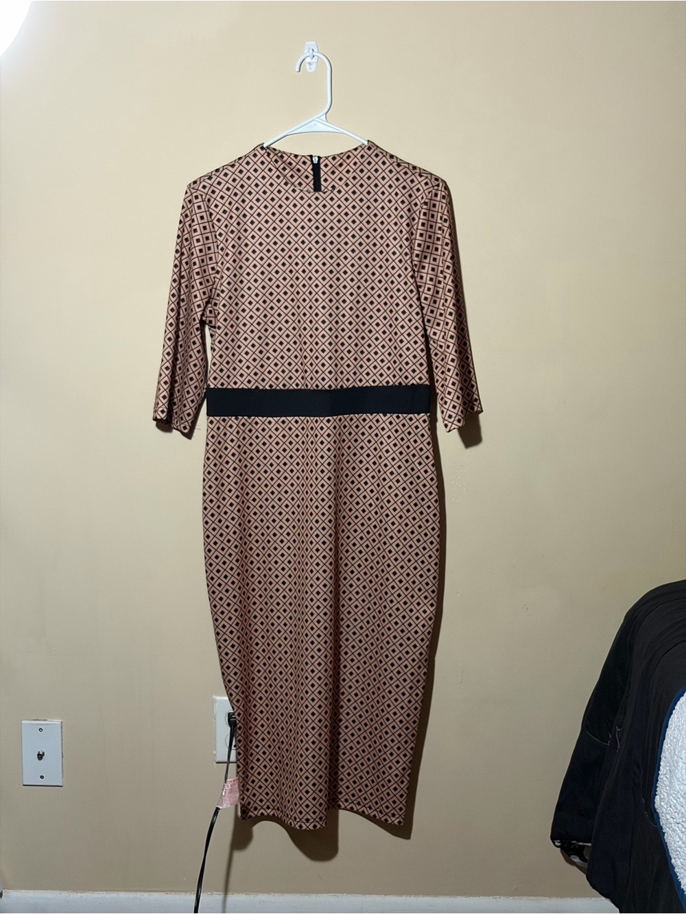 Women’s Size Large Unbranded Geometric Print Midi Dress